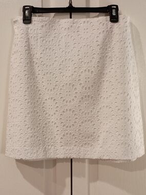 Lilly Pulitzer White Eyelet Skirt